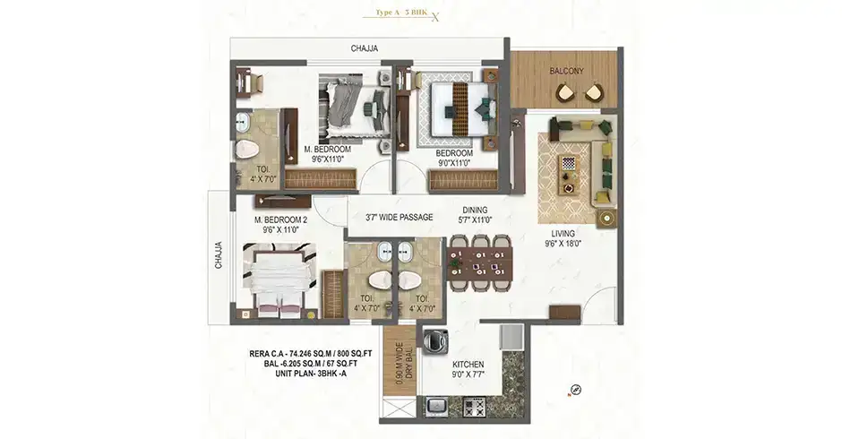 Sai Satyam Park Khadakpada Floor Plans