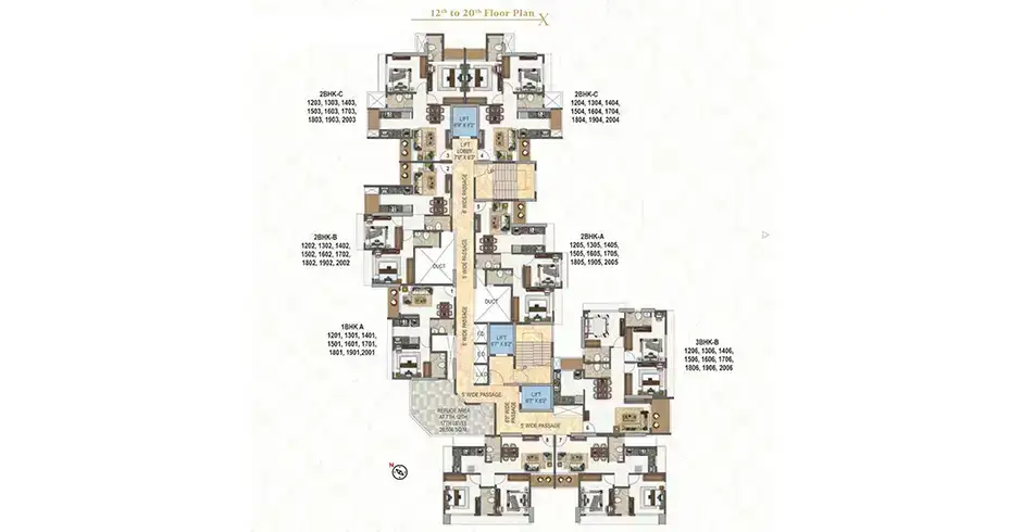 Sai Satyam Park Khadakpada Floor Plans